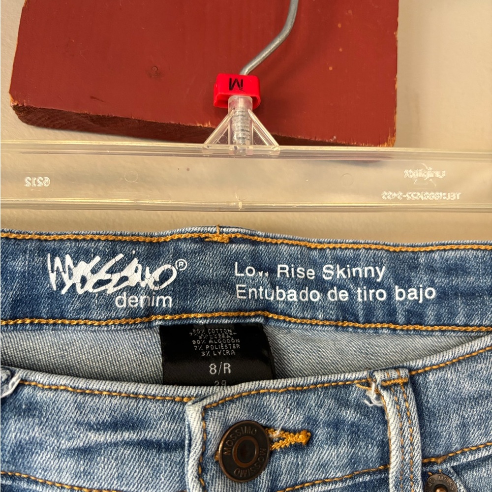 Vintage Mossimo Y2K Low Rise Skinny Jeans 8 - Picture 5 of 5